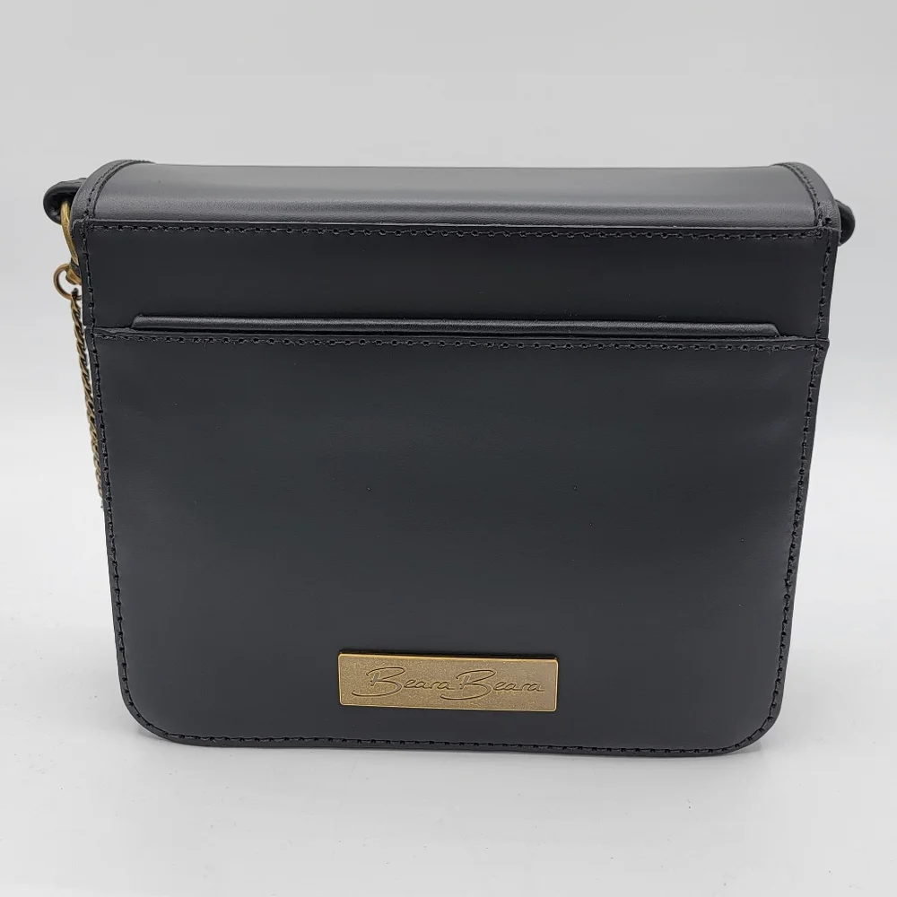 Beara Beara Bernadette Black Leather Handbag NEW #2935 - Picture 7 of 16